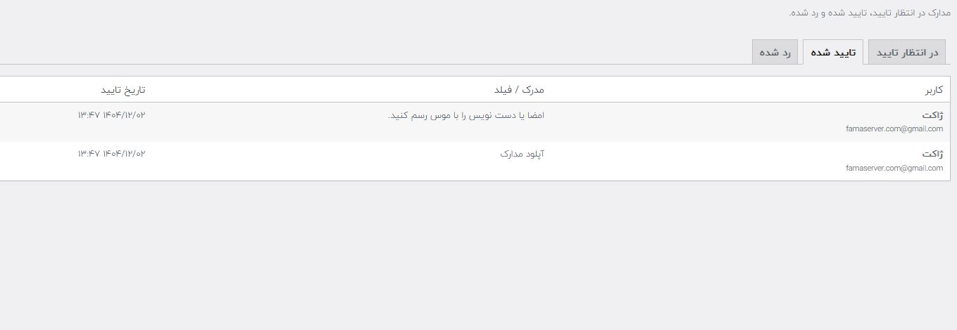مدارک